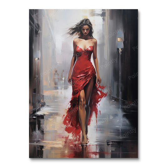 Red Elegance (Diamond Painting)