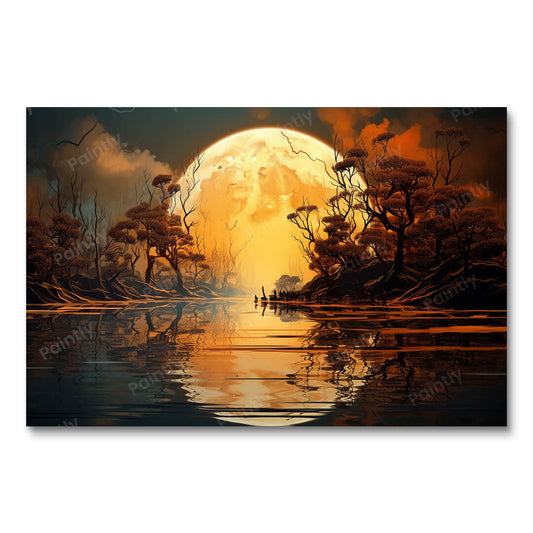 Moonlit Reflections (Diamond Painting)