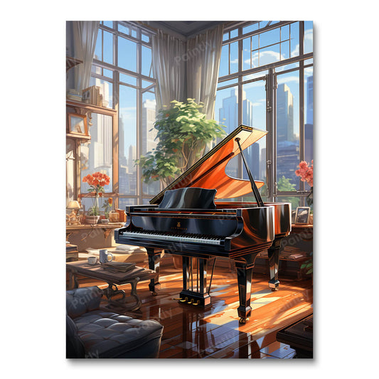 Piano Panorama (Diamond Painting)