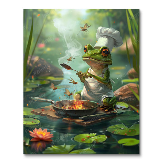 Chef Frogeur On Duty (Paint by Numbers)