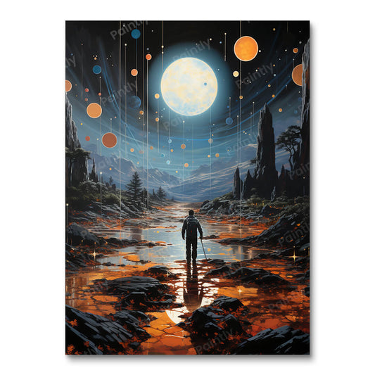 Poster Planet II (Diamond Painting)
