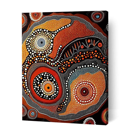Aboriginal Design VII (Paint by Numbers)