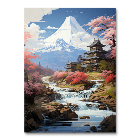 Tower of Blossoms (Diamond Painting)
