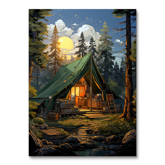 Tent Tranquility (Diamond Painting)