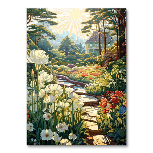 Floral Pathway (Paint by Numbers)