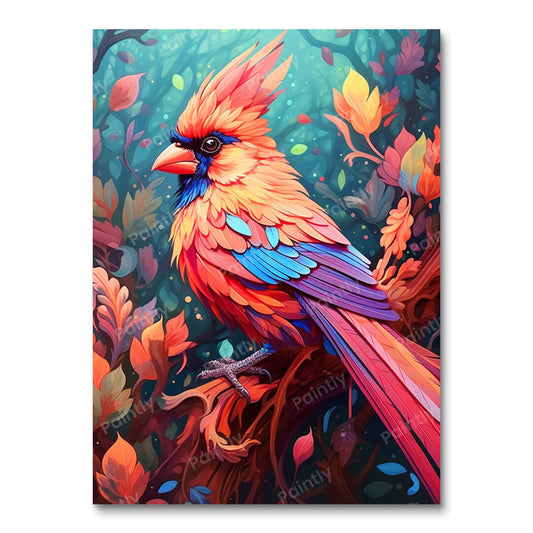 Vibrant Cardinal (Diamond Painting)