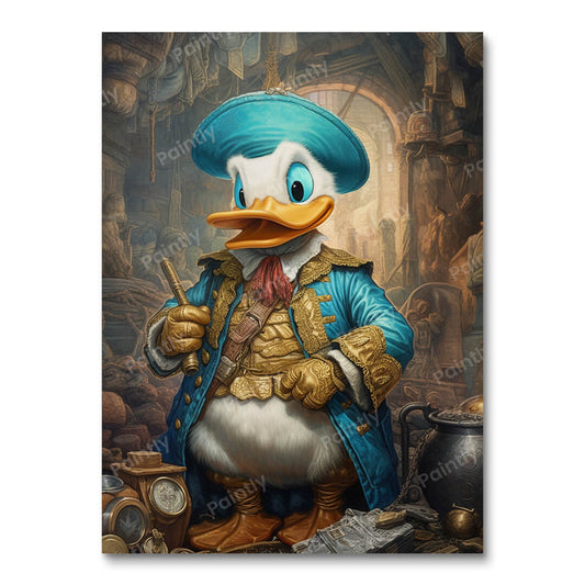 Gold Rush Donald Duck (Diamond Painting)