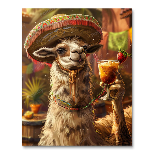 Llama Want No Drama (Paint by Numbers)