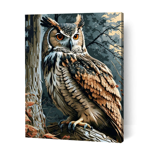 Owl III (Paint by Numbers)