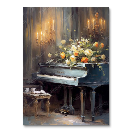 Evening at the Piano (Diamond Painting)