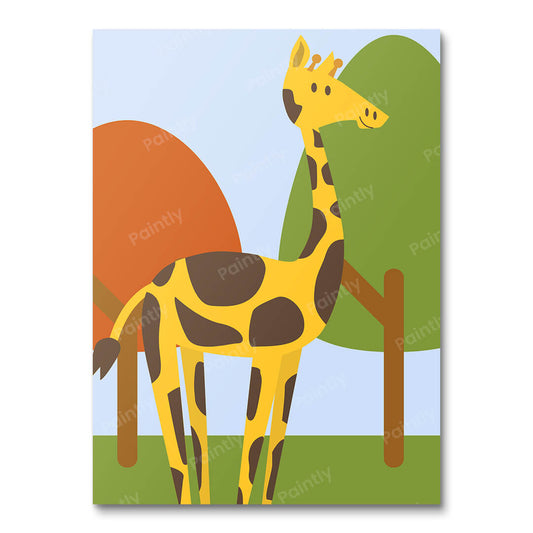 Giraffe on a Stroll
