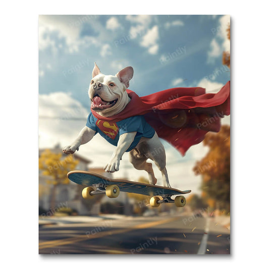Bulldog to the Rescue (Paint by Numbers)