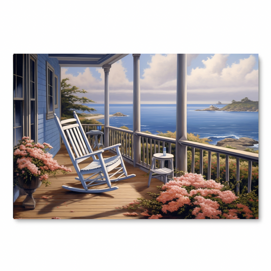 Porch by The Beach V (Diamond Painting)