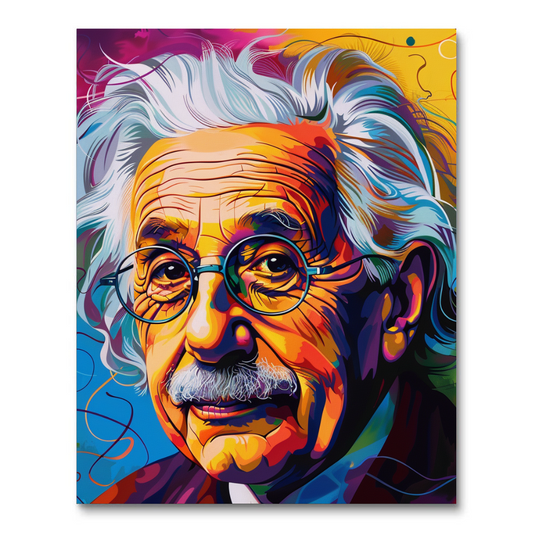 Albert Einstein (Paint by Numbers)