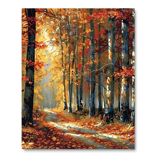 Autumn Glow (Paint by Numbers)