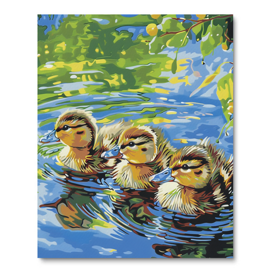 Baby Ducklings (Paint by Numbers)