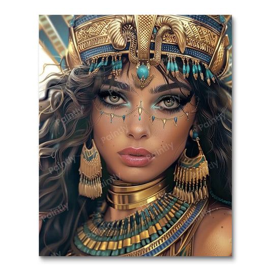 Cleopatra's Gaze (Paint by Numbers)