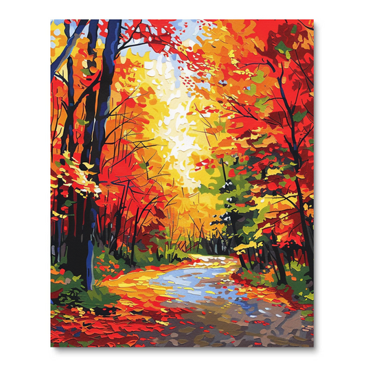 Colorful Fall (Paint by Numbers)