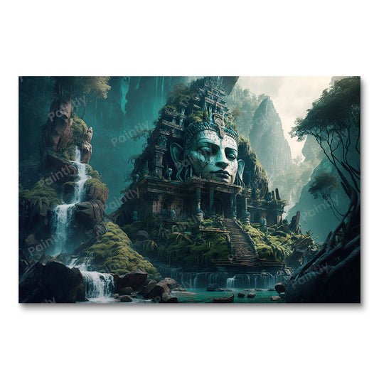 Ancient Sacred Temple (Paint by Numbers)
