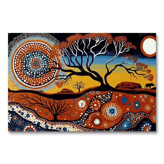 Aboriginal Design XVI (Paint by Numbers)