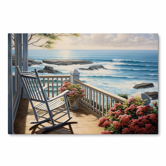 Porch by The Beach IV (Diamond Painting)