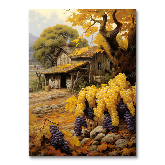 Golden Vineyard III (Paint by Numbers)
