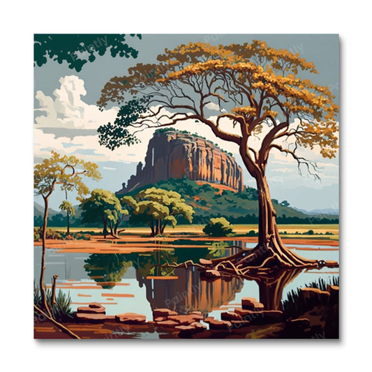 Sigiriya Sri Lanka II (Paint by Numbers)