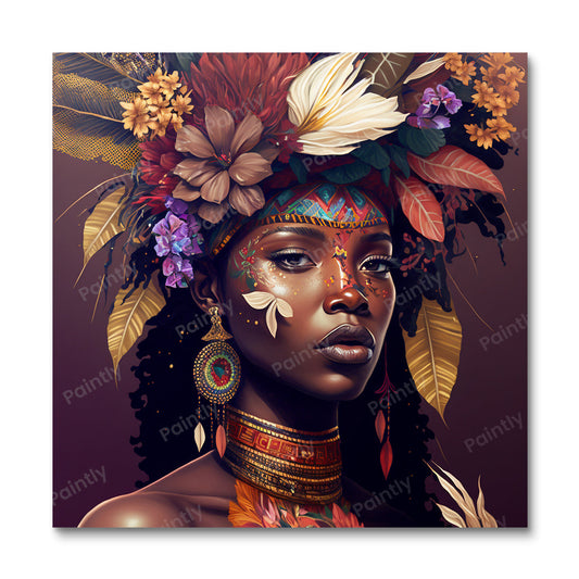 Melanin Queen V (Paint by Numbers)