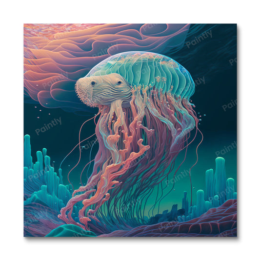 Fantasy Jellyfish II (Paint by Numbers)