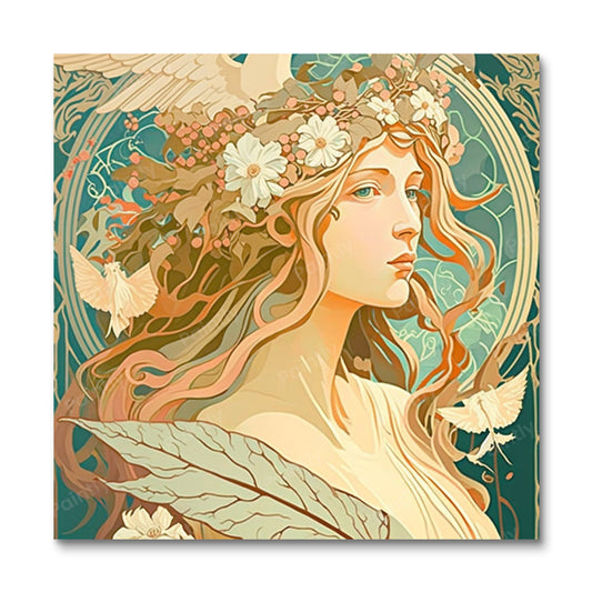 Nouveau Greek Goddess (Paint by Numbers)