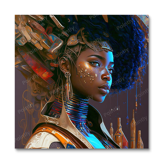 Afro Futurism V (Paint by Numbers)