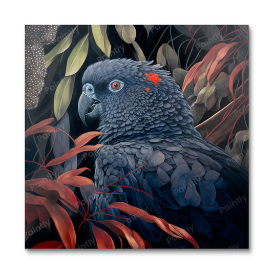 Matte Cockatoo I (Paint by Numbers)