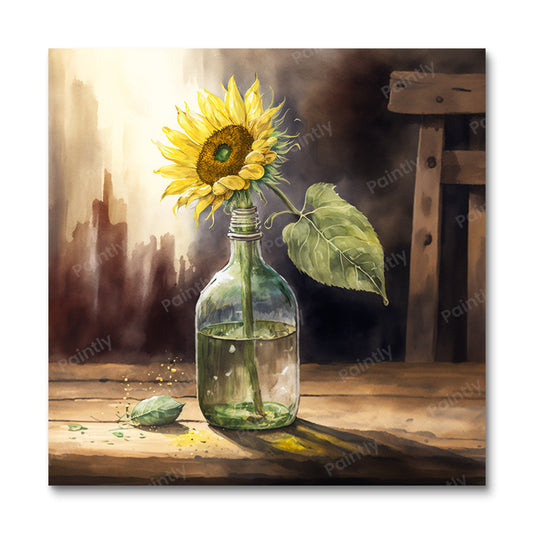 Sunflower Isolation I (Diamond Painting)