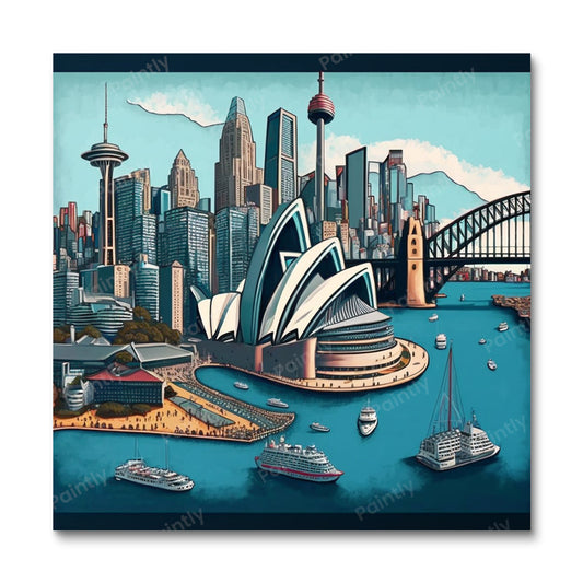 Sydney VII (Paint by Numbers)
