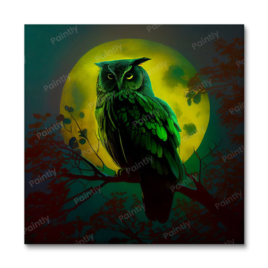 Owl Silhouette (Diamond Painting)