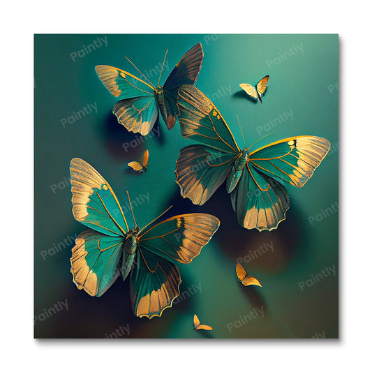 Matte Butterflies I (Diamond Painting)