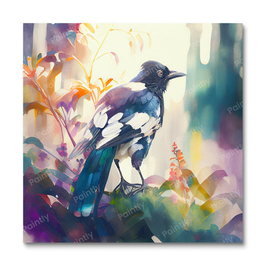 Watercolour Magpie (Diamond Painting)