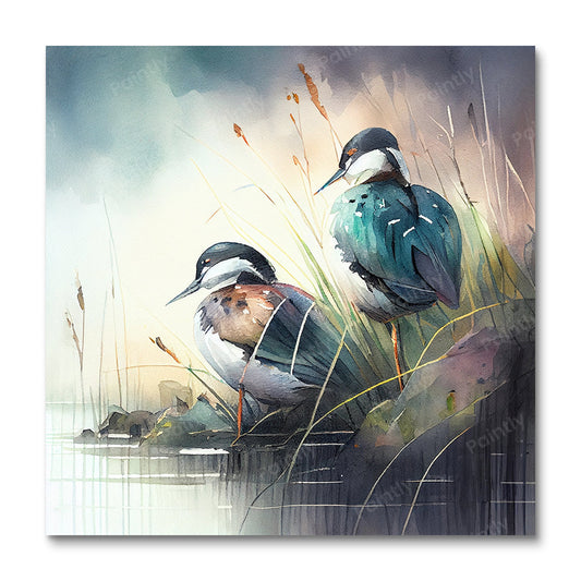 Birds by the River I (Diamond Painting)