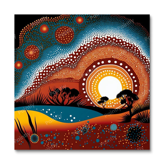 Aboriginal Design XV (Paint by Numbers)