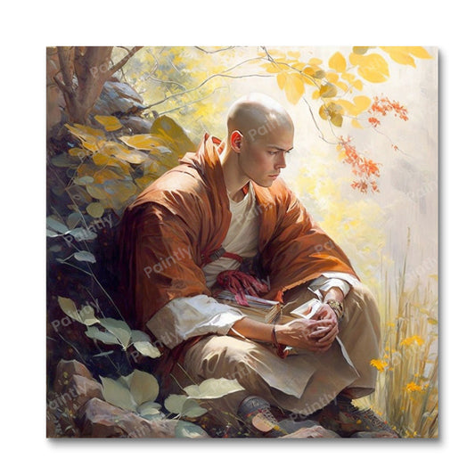 Unwavering Focus Monk I (Paint by Numbers)