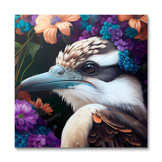 Floral Kookaburra I by Kian (Diamond Painting)