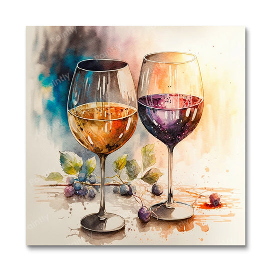 Wine Setting V (Paint by Numbers)