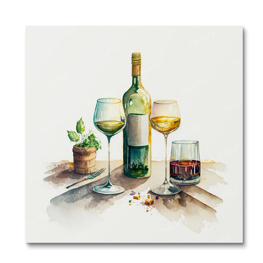 Wine Setting III (Paint by Numbers)