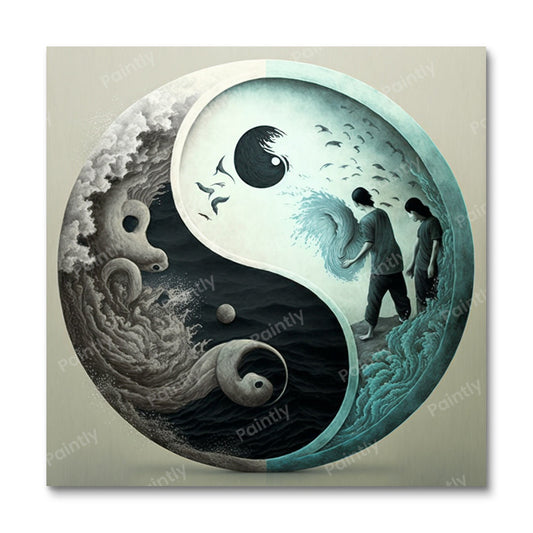 Ying Yang (Paint by Numbers)