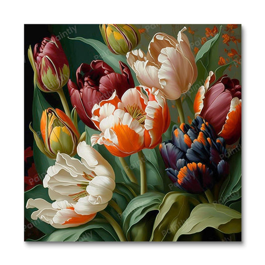 Tulips IV (Paint by Numbers)