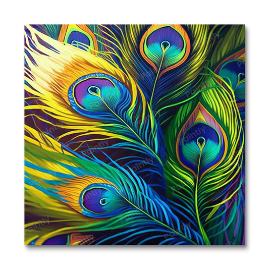 Peacock Feathers II (Paint by Numbers)