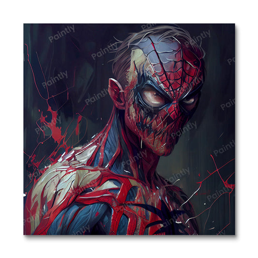 Zombie Spiderman (Paint by Numbers)