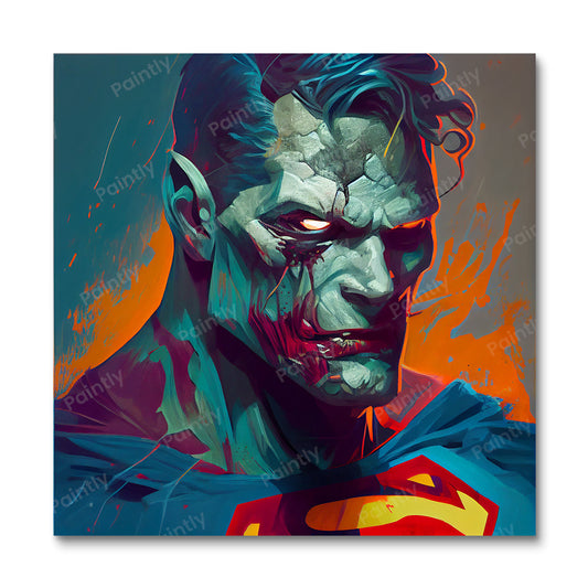 Zombie Superman (Paint by Numbers)