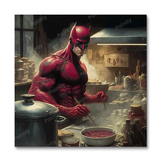 Chef Daredevil (Paint by Numbers)