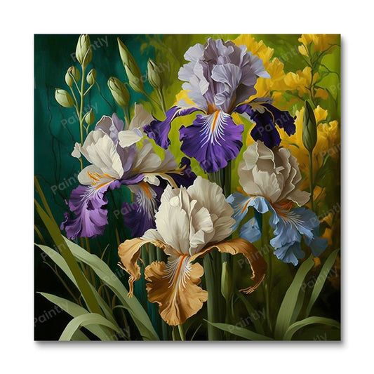 Irises II (Paint by Numbers)